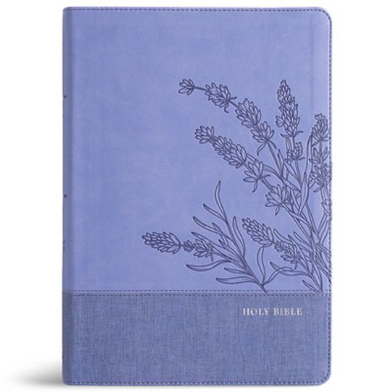 Picture of CSB Super Giant Print Reference Bible, Optimal Type, Digital Study Edition, Lavender Leathertouch