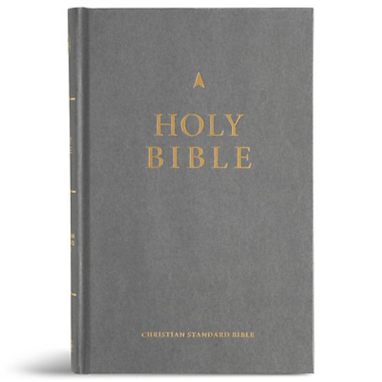 Picture of CSB Church Bible, Charcoal Hardcover