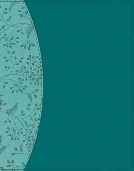 Picture of Niv, Beautiful Word Bible, Updated Edition, Peel/Stick Bible Tabs, Leathersoft, Teal, Red Letter, Comfort Print