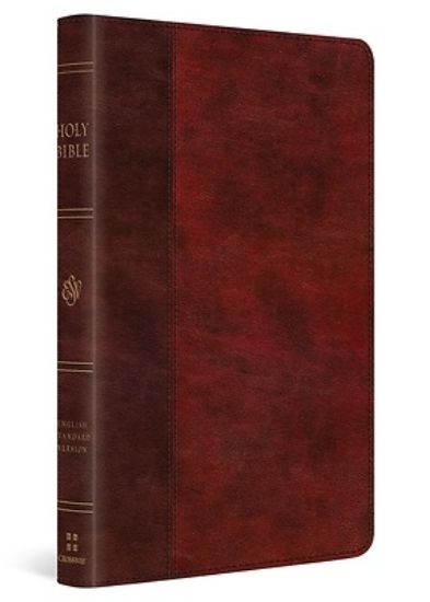 Picture of ESV Large Print Thinline Bible (Trutone, Burgundy/Red, Timeless Design)