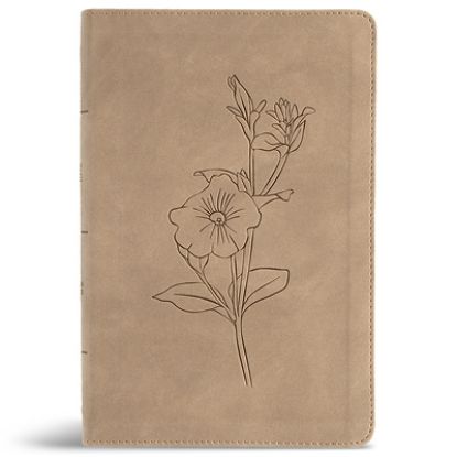 Picture of CSB Personal Size Giant Print Bible, Digital Study Edition, Earth Suedesoft Leathertouch, Indexed