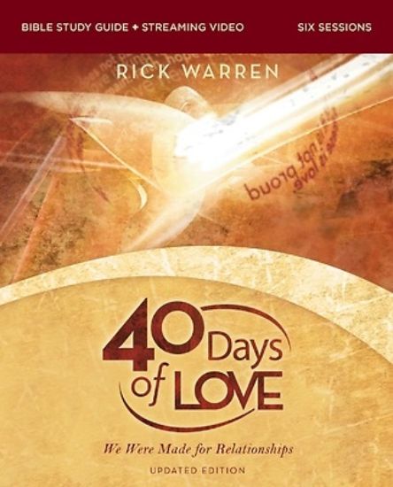 Picture of 40 Days of Love Bible Study Guide Plus Streaming Video, Updated Edition
