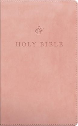 Picture of ESV Premium Church Bible, Large Print, Red Letter (Trutone, Blush Rose)
