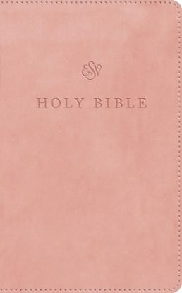 Picture of ESV Premium Church Bible, Large Print, Red Letter (Trutone, Blush Rose)