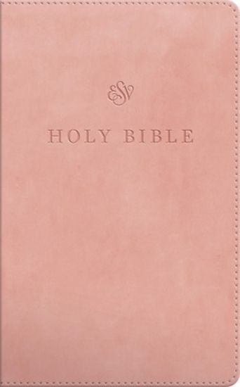 Picture of ESV Premium Church Bible, Large Print, Red Letter (Trutone, Blush Rose)