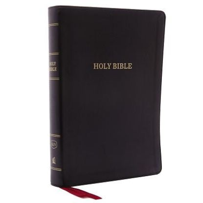Picture of KJV, Deluxe Reference Bible, Giant Print, Imitation Leather, Black, Red Letter Edition