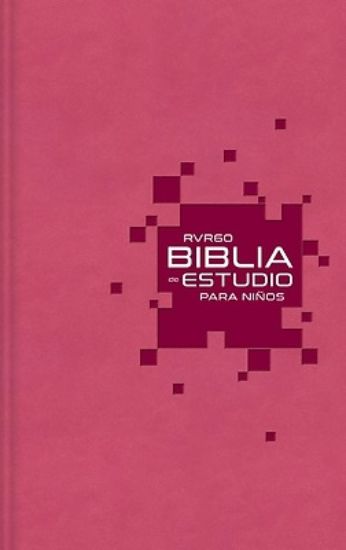 Picture of Rvr60 Biblia de Estudio Para Niños, Leathersoft, Rosado