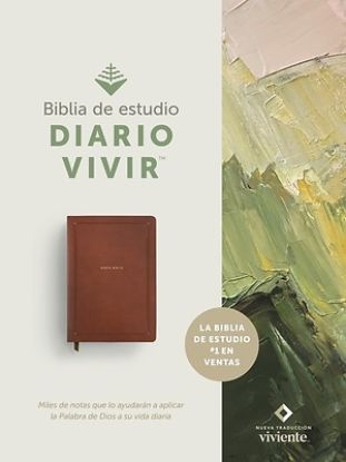 Picture of Biblia de Estudio del Diario Vivir Ntv (Sentipiel, Café Rústico, Letra Roja)