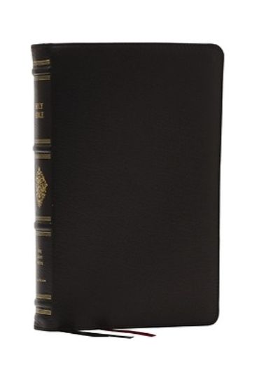 Picture of Kjv, Personal Size Reference Bible, Sovereign Collection, Black Premium Goatskin Leather, Premier Collection, Comfort Print