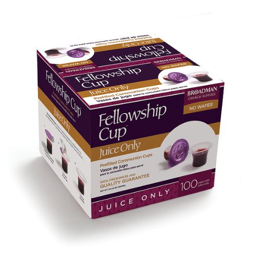 Picture of Fellowship Cup® Juice Only Prefilled Disposable Communion Cups - Box of 100