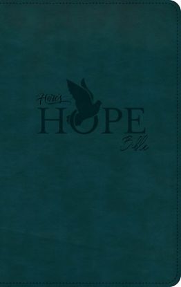 Picture of CSB Here's Hope Bible, Dark Teal Leathertouch
