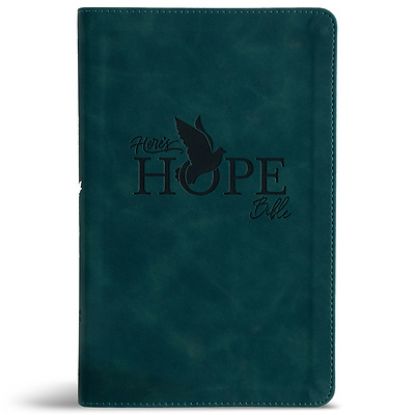 Picture of CSB Here's Hope Bible, Dark Teal Leathertouch