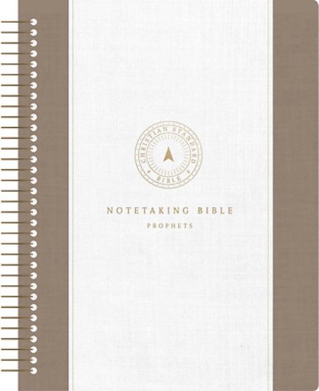 Picture of CSB Spiral-Bound Notetaking Bible, Optimal Type, Prophets