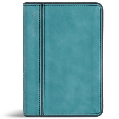 Picture of CSB Large Print Compact Reference Bible, Optimal Type, Digital Study Edition, Teal Leathertouch