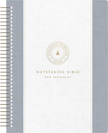 Picture of CSB Spiral-Bound Notetaking Bible, Optimal Type, New Testament