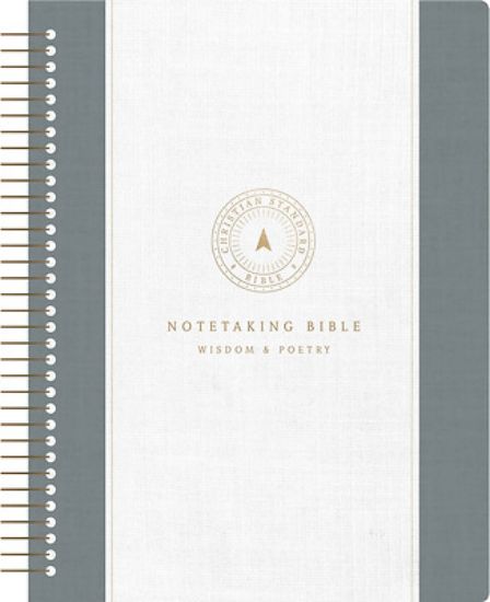 Picture of CSB Spiral-Bound Notetaking Bible, Optimal Type, Wisdom and Poetry