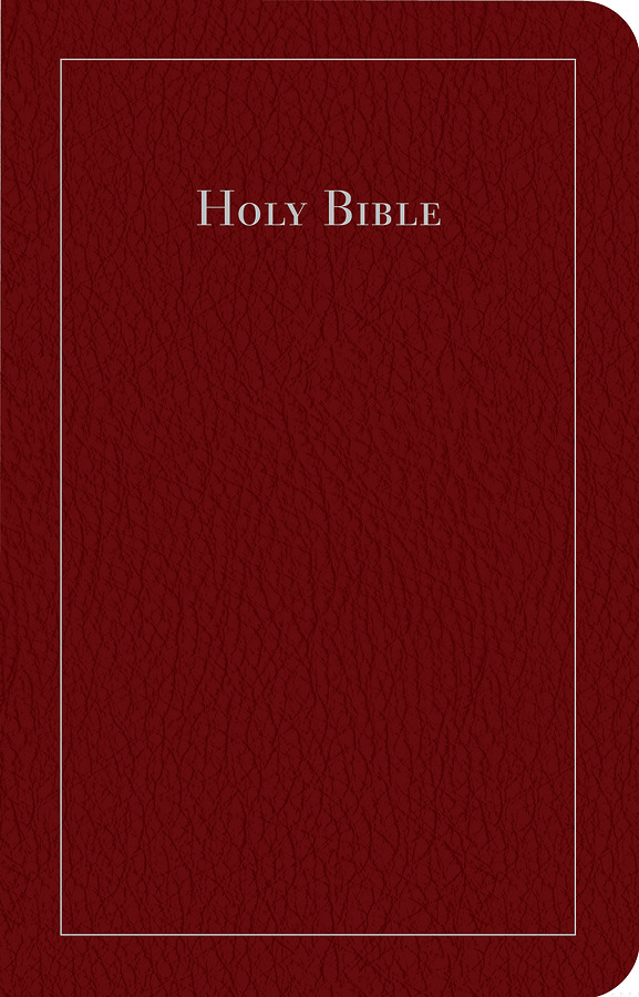 Picture of CEB Common English Bible Thinline, Bonded Leather Burgundy