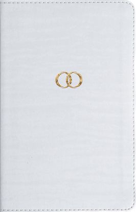 Picture of Rvr 1960 Biblia Recuerdo de Boda, Blanco Y Dorado, Símil Piel