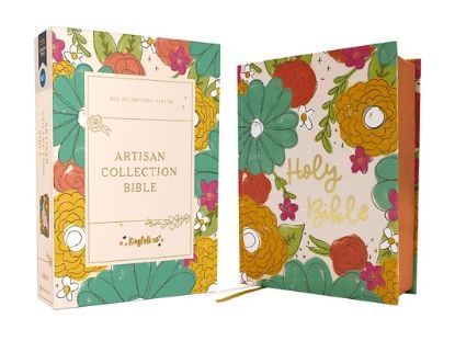 Picture of Niv, Artisan Collection Bible, Cloth Over Board, Multi-Color/Floral, Red Letter, Comfort Print