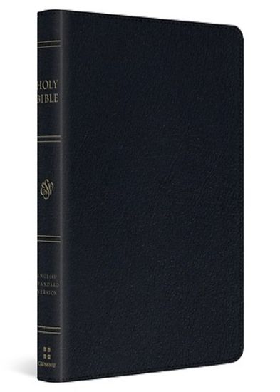 Picture of ESV Large Print Thinline Bible (Genuine Leather, Black)