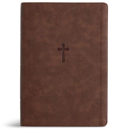 Picture of CSB Super Giant Print Reference Bible, Optimal Type, Digital Study Edition, Brown Leathertouch, Indexed