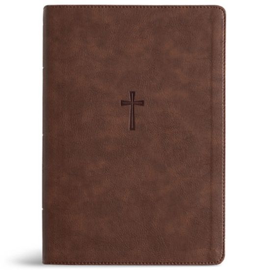 Picture of CSB Super Giant Print Reference Bible, Optimal Type, Digital Study Edition, Brown Leathertouch, Indexed