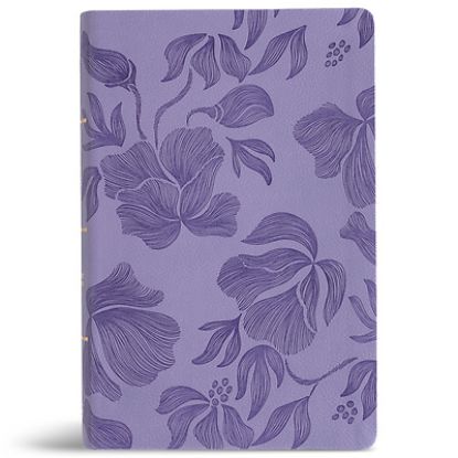 Picture of CSB Large Print Personal Size Reference Bible, Optimal Type, Digital Study Edition, Purple Leathertouch, Indexed