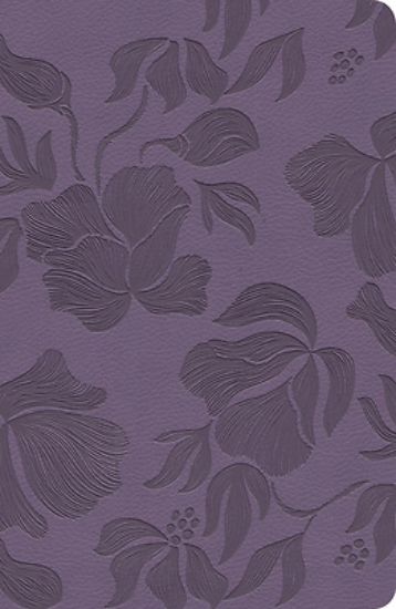 Picture of CSB Large Print Personal Size Reference Bible, Optimal Type, Digital Study Edition, Purple Leathertouch, Indexed