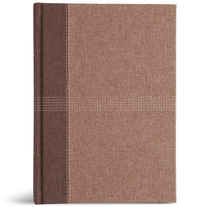Picture of NASB Notetaking Bible, Large Print Edition, Brown Cloth Over Board