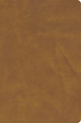 Picture of KJV Personal Size Bible, Holman Handcrafted Collection, Zipper Closure, Marbled Chestnut Premium Calfskin
