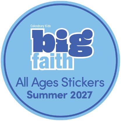 Picture of Cokesbury Kids Big Faith Summer 2027 All Ages Activity Stickers (Pkg of 6)