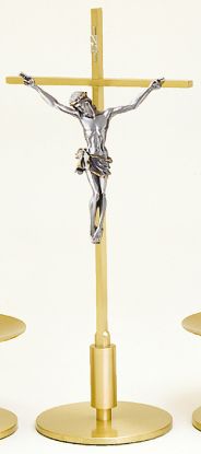 Picture of Koleys K544 15" Brass Altar Crucifix