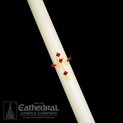 Picture of Cathedral Plain Paschal Candle