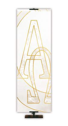Picture of Liturgical Alpha Omega Banner