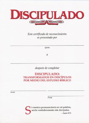 Picture of Certificado (Disciple I Spanish Certificate Download)