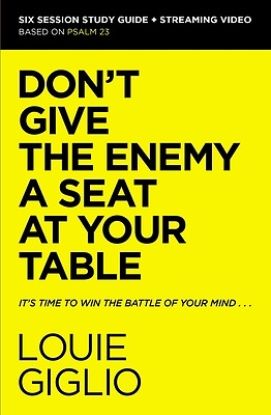 Picture of Don't Give the Enemy a Seat at Your Table Bible Study Guide plus Streaming Video - eBook [ePub]