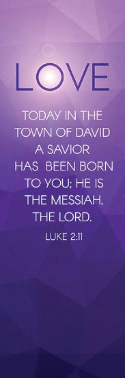 Picture of Love Luke 2 Advent Banner