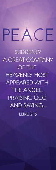 Picture of Peace Luke 2 Advent Banner