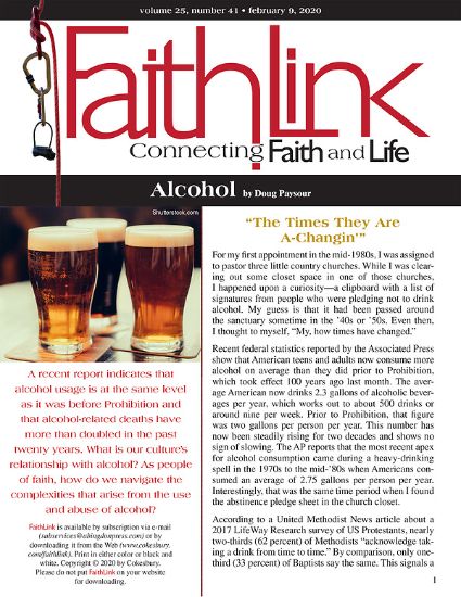 Picture of Faithlink - Alcohol (2/9/2020)