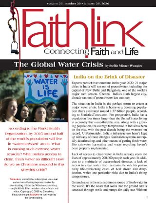Picture of Faithlink - The Global Water Crisis (1/26/2020)