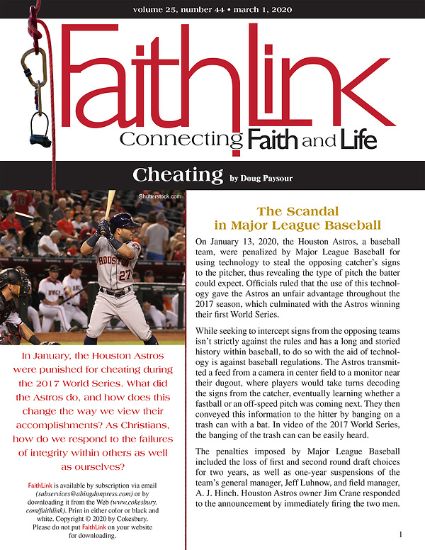 Picture of Faithlink - Cheating (3/1/2020)