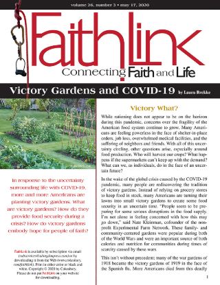 Picture of Faithlink - Victory Gardens and COVID-19