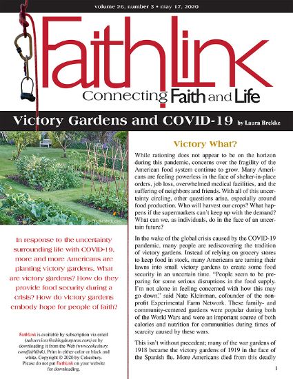 Picture of Faithlink - Victory Gardens and COVID-19