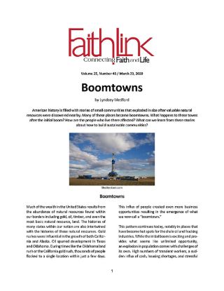 Picture of Faithlink - Boomtowns (3/29/2020)