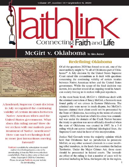 Picture of Faithlink - McGirt v. Oklahoma (9/6/2020)