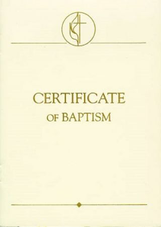 Picture for category Baptism Certificates