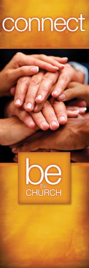 Picture of Connect Be The Church 2' x 6' Banner