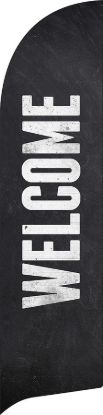 Picture of Welcome Slate Flag Banner