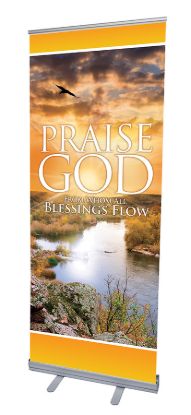 Picture of Blessings Flow RollUp Banner with Stand