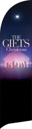Picture of The Gifts of Christmas Advent Flag Banner